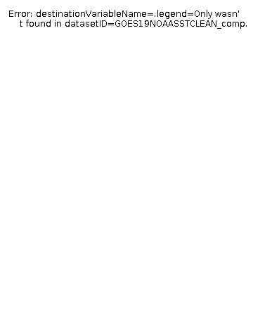 The cleaned_sst legend.